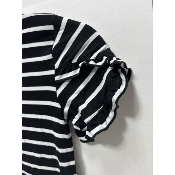 Toddler Summer Stripped Dress T-Shirt, Kukume Black & White Cute Size 120 T - Picture 3 of 9